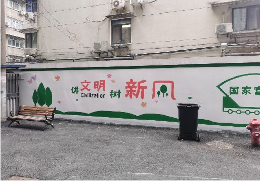 利川社区墙绘